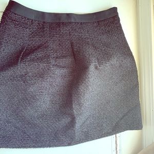 Ann Taylor Loft Black Mini Skirt Size 4 Petite